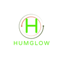 Logo of HUMGLOW with a green 'H' and brand name on a white background
